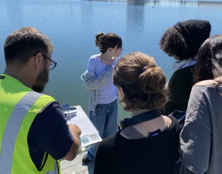Lake Merritt Institute community and lake photograph