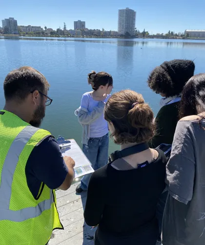 Lake Merritt Institute community and lake photograph