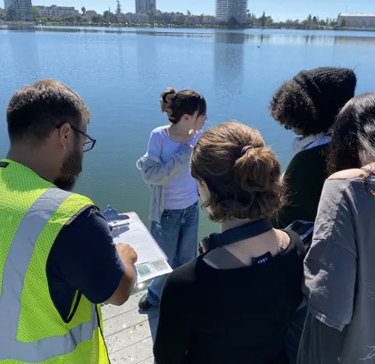 Lake Merritt Institute community and lake photograph